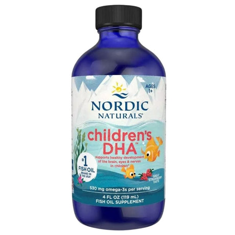 Nordic Naturals Children's DHA, strawberry flavour - 119 ml