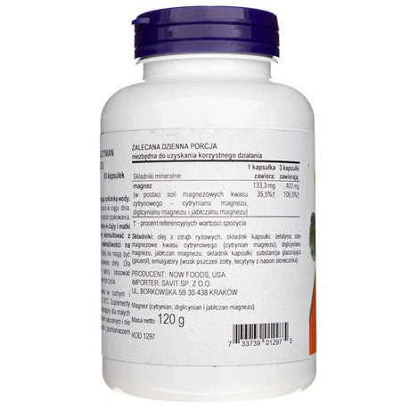 Now Foods Magnesium Citrate - 90 Softgels