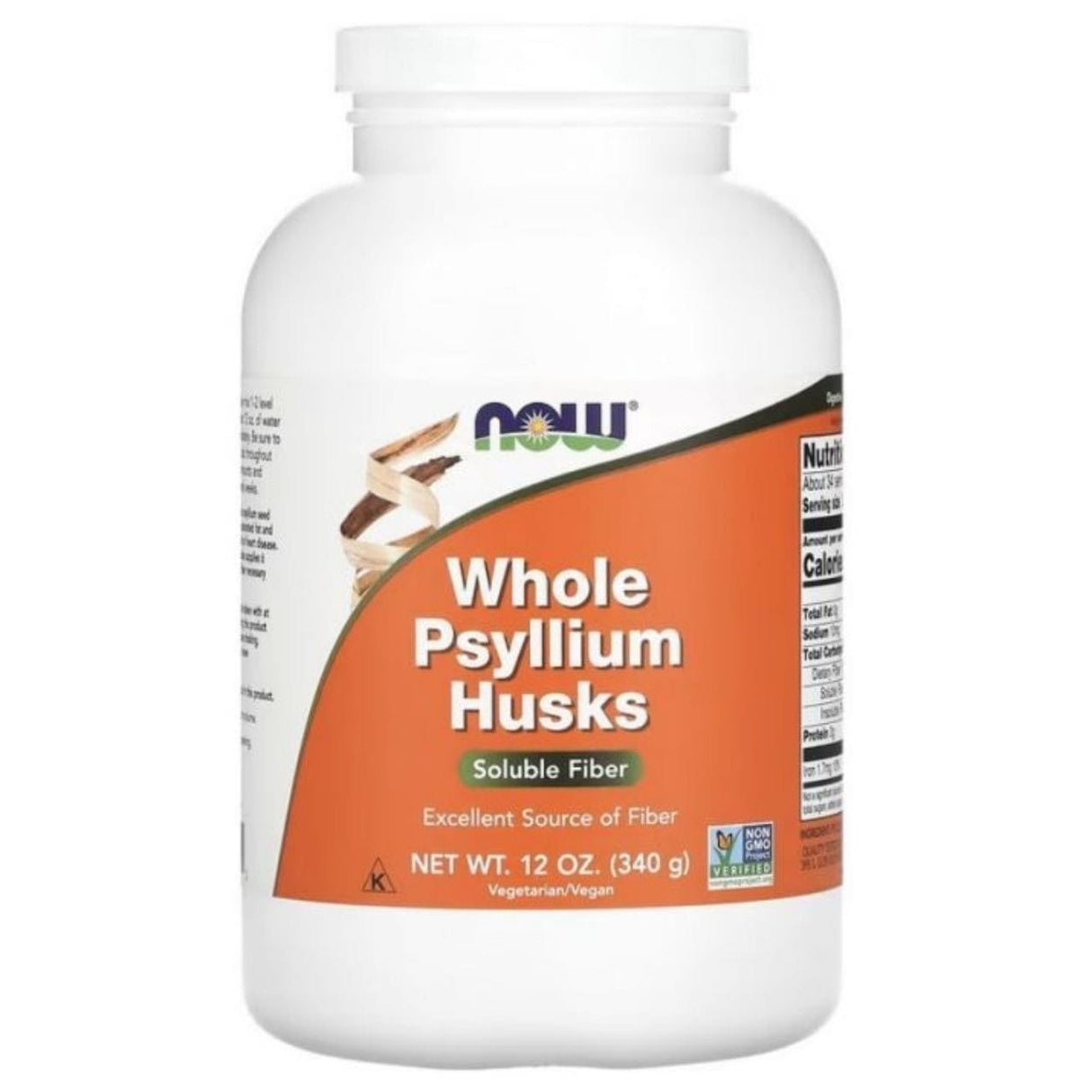 NOW Foods Psyllium Husks Whole - 340 g