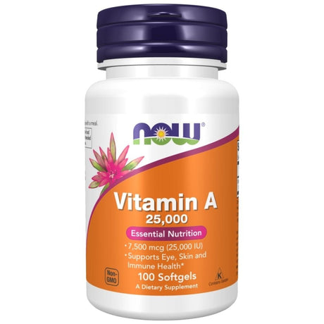 Now Foods Vitamin A 25000 IU - 250 Softgels