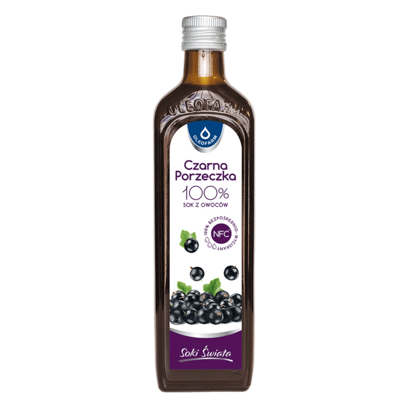 Oleofarm Blackcurrant Juice 100% - 490 ml