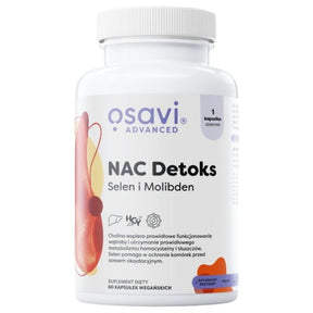 Osavi NAC Detox, Selenium and Molybdenum - 60 Capsules