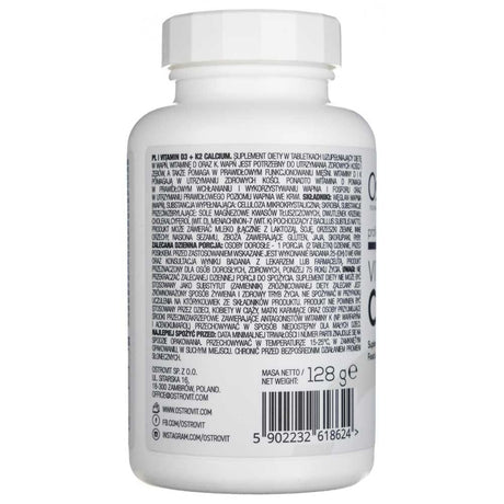 Ostrovit Vitamin D3 + K2 + Calcium - 90 Tablets