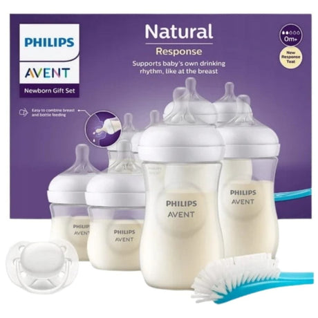 Philips Avent Baby Gift Bottle Set - 4 Bottles + Pacifier + Brush