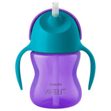 Philips Avent Cup with Straw 9+ Months, Purple - 200 ml