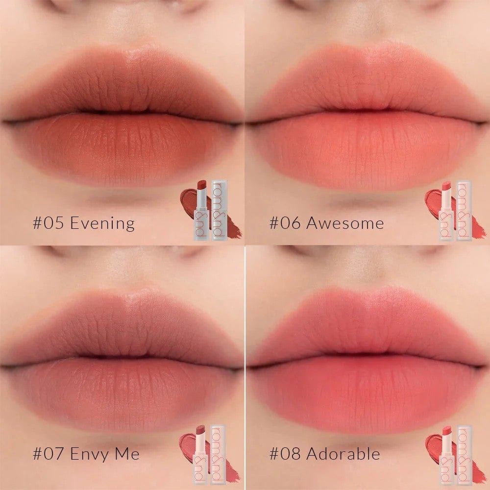 Rom&nd Zero Matte Lipstick, 06 Awesome - 3 g