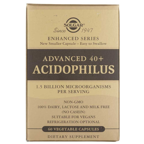 Solgar Advanced 40+ Acidophilus - 60 Veg Capsules