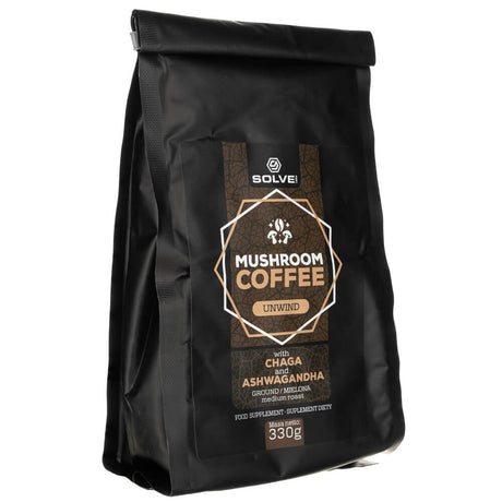 Solve Labs Mushroom Coffe, Unwind - 330 g