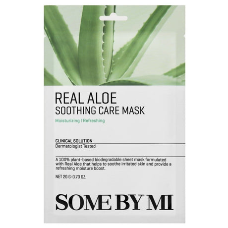 Some By Mi Real Aloe Soothing Care  Sheetmask - 20 g