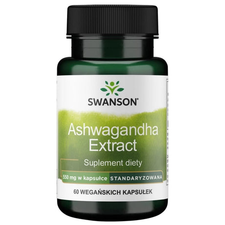 Swanson Ashwagandha Extract 550 mg - 60 Vegetarian Capsules