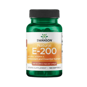 Swanson Natural Vitamin E 200 IU - 100 Capsules