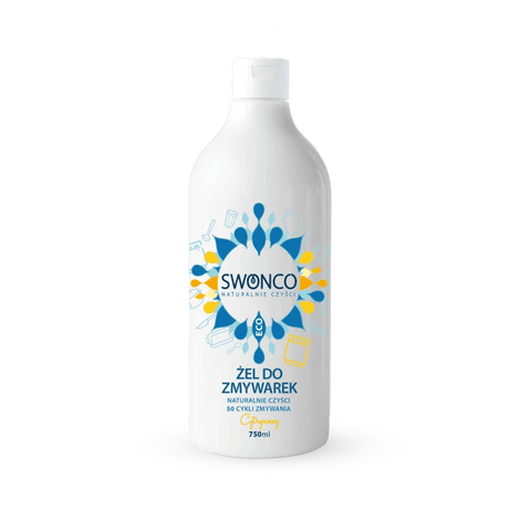 Swonco Dishwasher Gel, Lemon - 750 ml