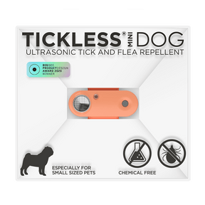 Tickless Pet Mini Ultrasonic Tick Repellent - Hot Peach