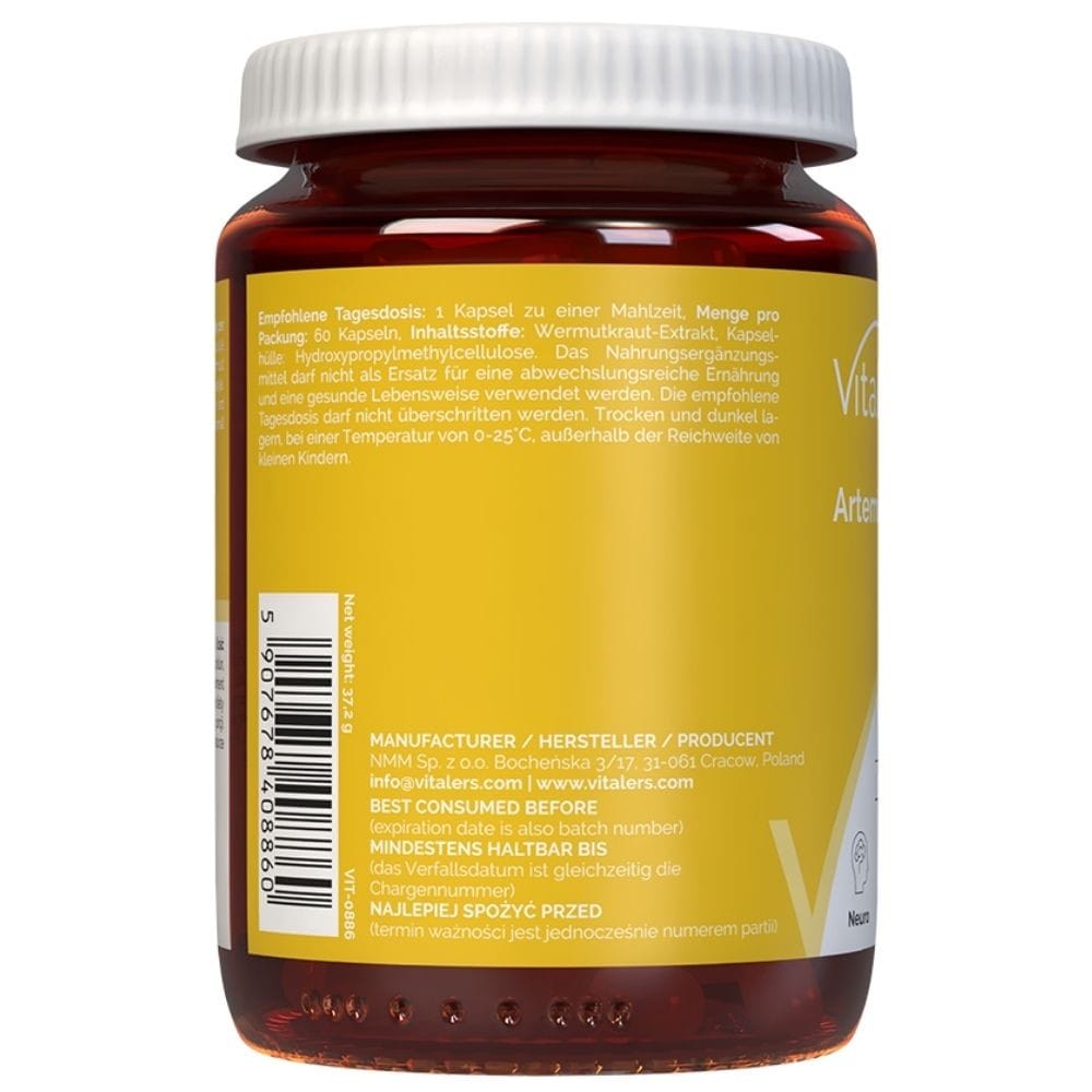 Vitaler's Artemisinin 500 mg - 60 Capsules