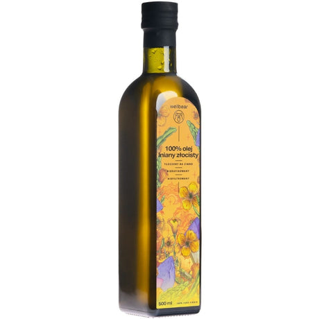 Wellbear Golden Flaxseed Oil Cold Pressed - 500 ml