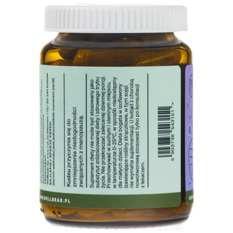 Wellbear Kudzu Root 500 mg - 60 Capsules