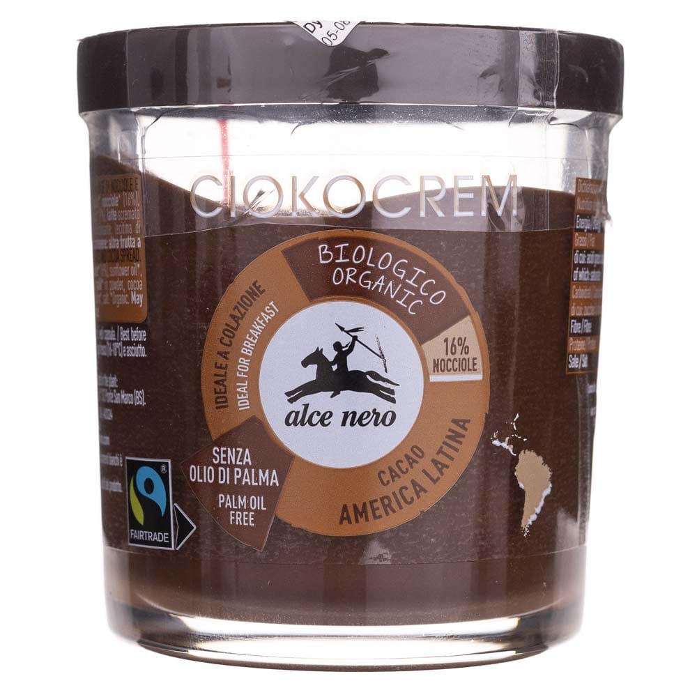 Alce Nero Haselnuss-Schokoladen-Creme - 180 g – Medpak