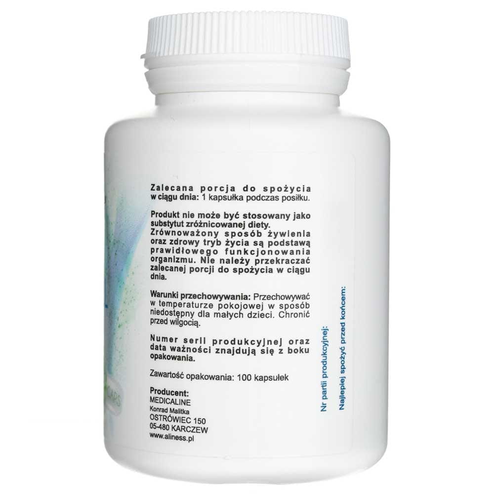 Aliness Betain Hcl Pepsin 650 150 Mg 100 Vegetarische Kapseln Medpak