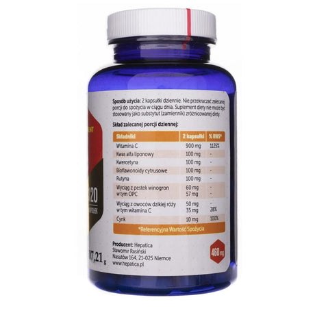 Hepatica Vitamin C Advanced Formula - 120 Capsules