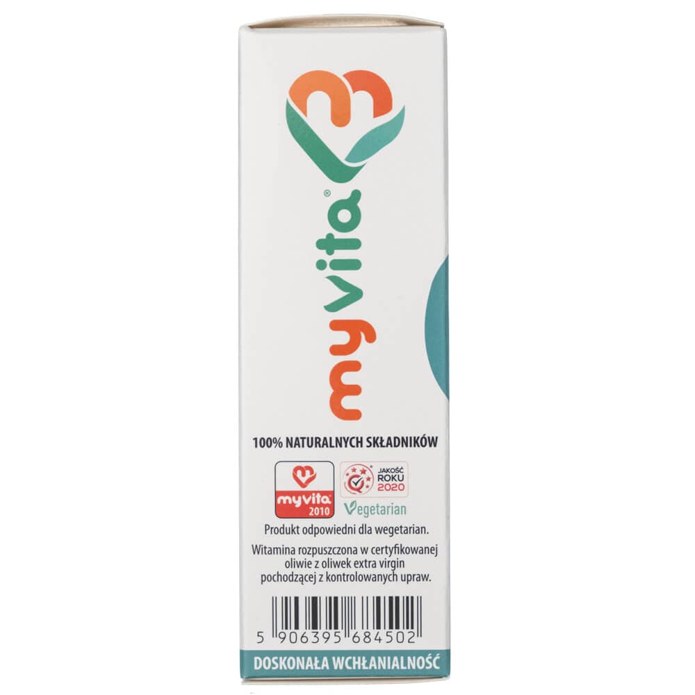 MyVita Natural Vitamin K2 + D3 - 30 ml