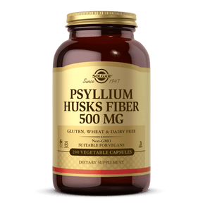 Solgar Psyllium Husks Fiber 500 mg - 200 Veg Capsules