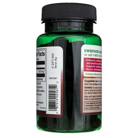 Swanson CoQ10 100 mg - 100 Softgels