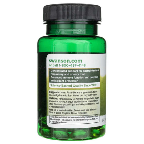 Swanson Oregano Oil 10:1 Extract 150 mg - 120 Softgels