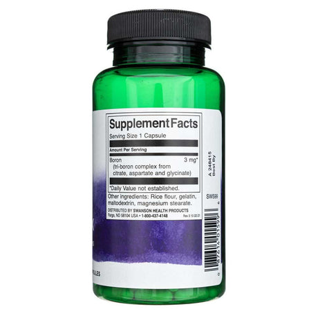 Swanson Triple Boron Complex 3 mg - 250 Capsules