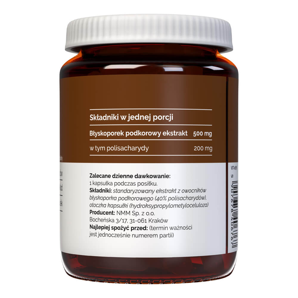 Vitaler's Chaga (Subcortical glaucoma) 500 mg - 60 Capsules